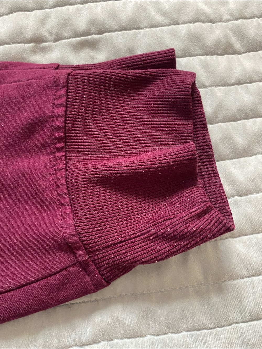 Drawstring Jogger/Sweatpants Bundle - Burgundy, Gray & Light Blue - Picture 9 of 10
